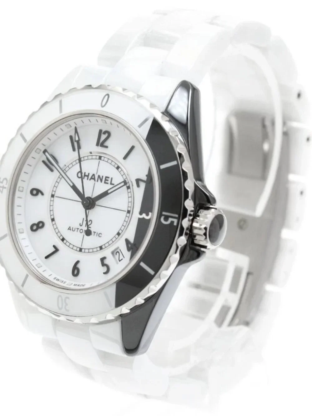 CHANEL J12 paradox H6515 Date White / black Dial Automatic Men's Watch_963142